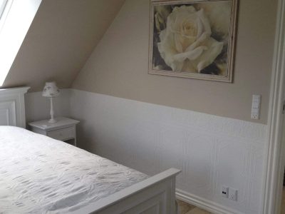 Maling af væg med mønster